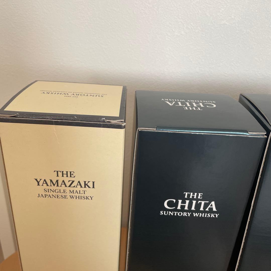 山崎・知多ウイスキー　4本セット