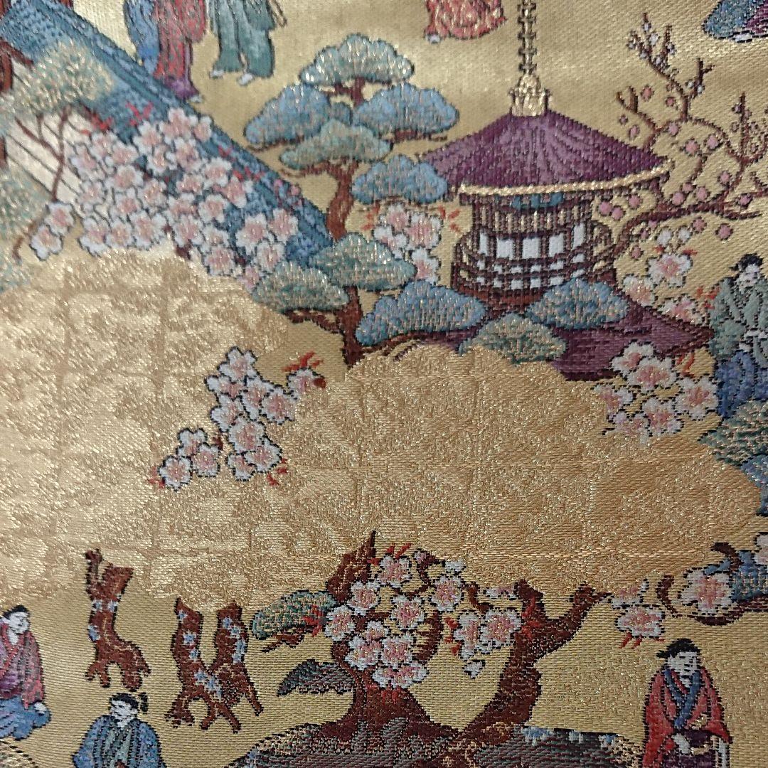 アンティーク柄袋帯