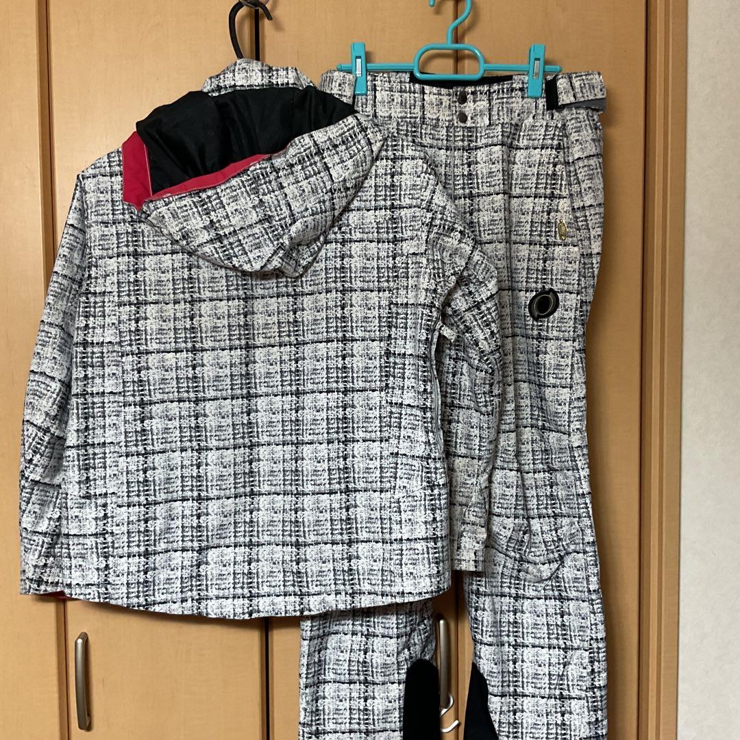 オンヨネスキーウェア 上下　チェック柄　ユニセックスSS