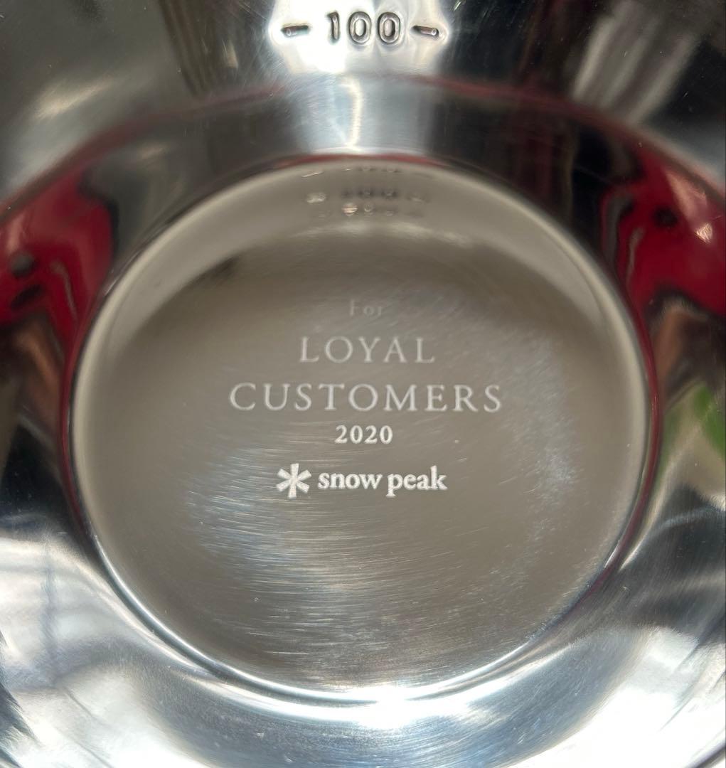 【非売品・新品】スノーピーク 2018～2020年ミラーポリッシュシェラカップ