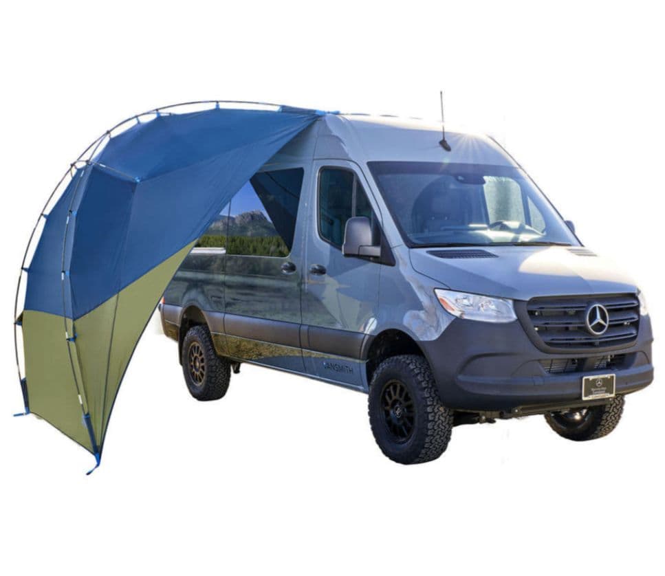 KELTY カーサイドタープ アウトドア キャンプ ケルティ 青/緑