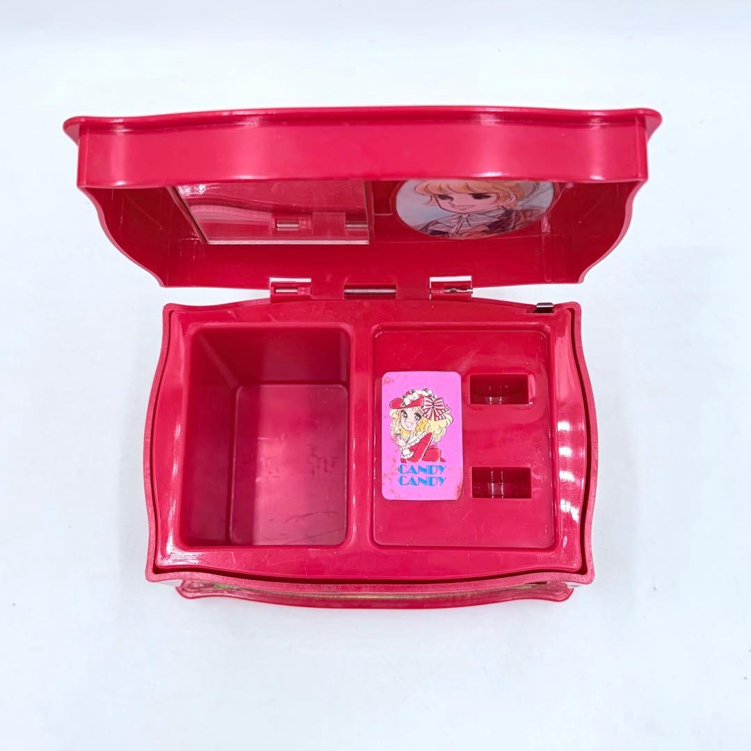 【希少】キャンディ・キャンディ オルゴール ゆびわ 紋章ペンダント付き ポピー