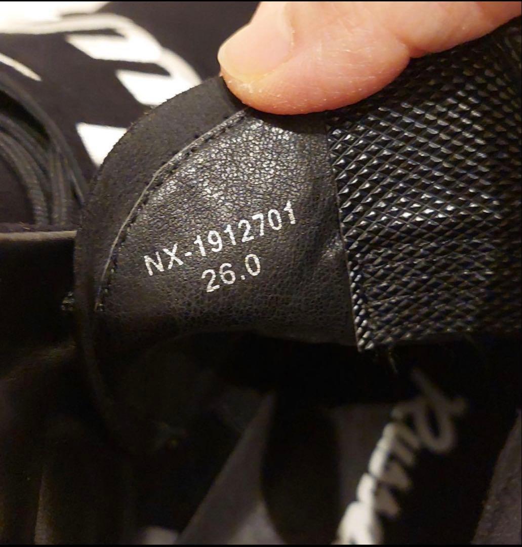 Russluno ラッセルノ　スエード ブラック シューズ　26cm