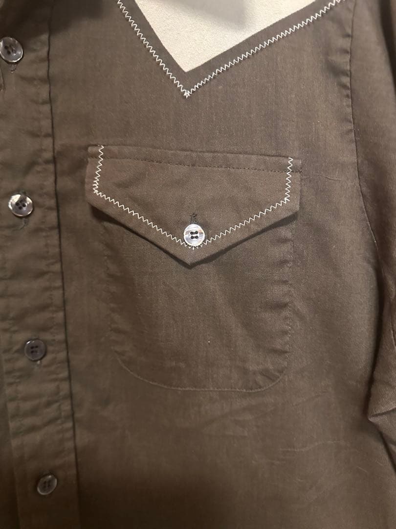 70’S KING LOUIE キングルーイ ボウリングシャツ　刺繍　プリント