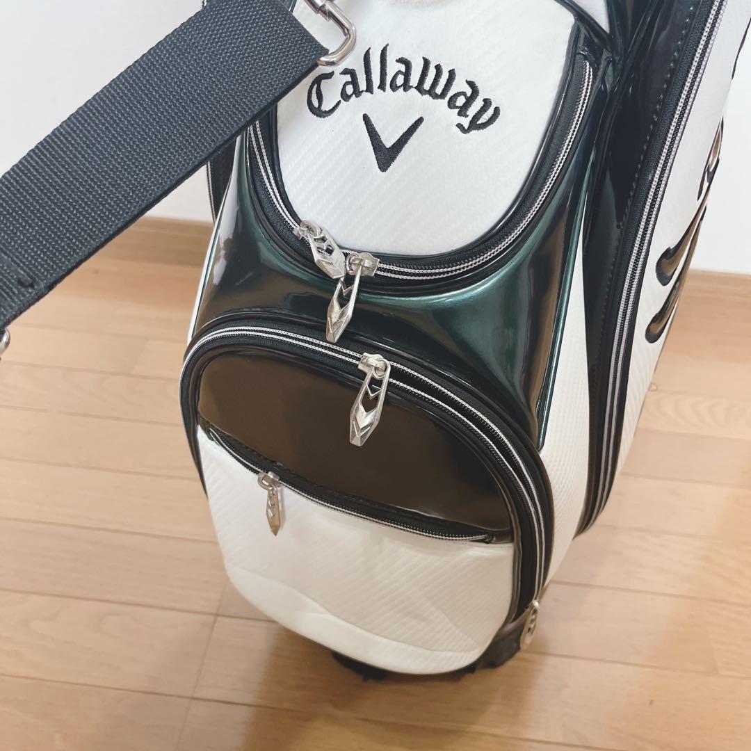 K195 Callaway SPORT キャディバッグ ホワイトグリーン