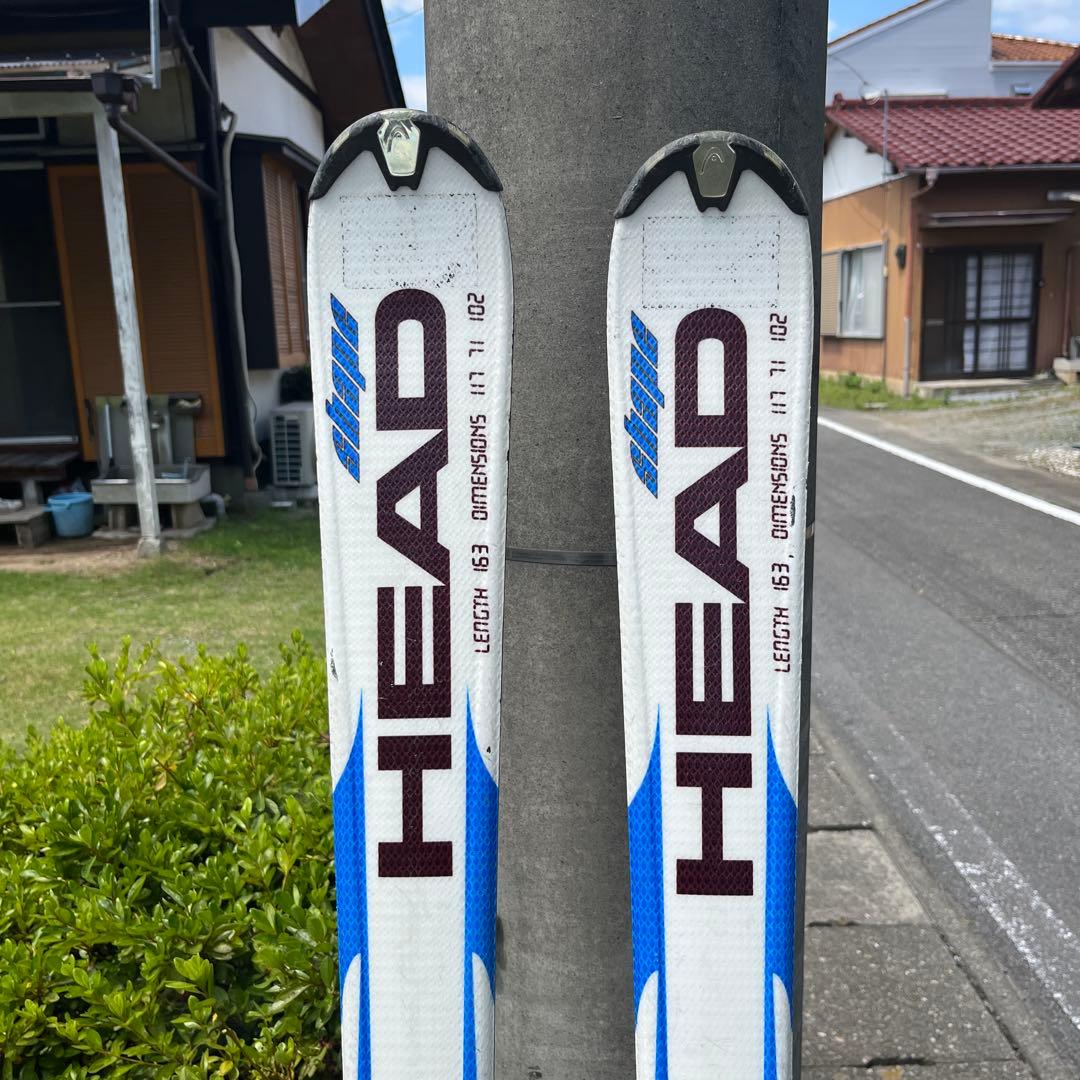 中古HEAD スキー 163cm ビンディング付き