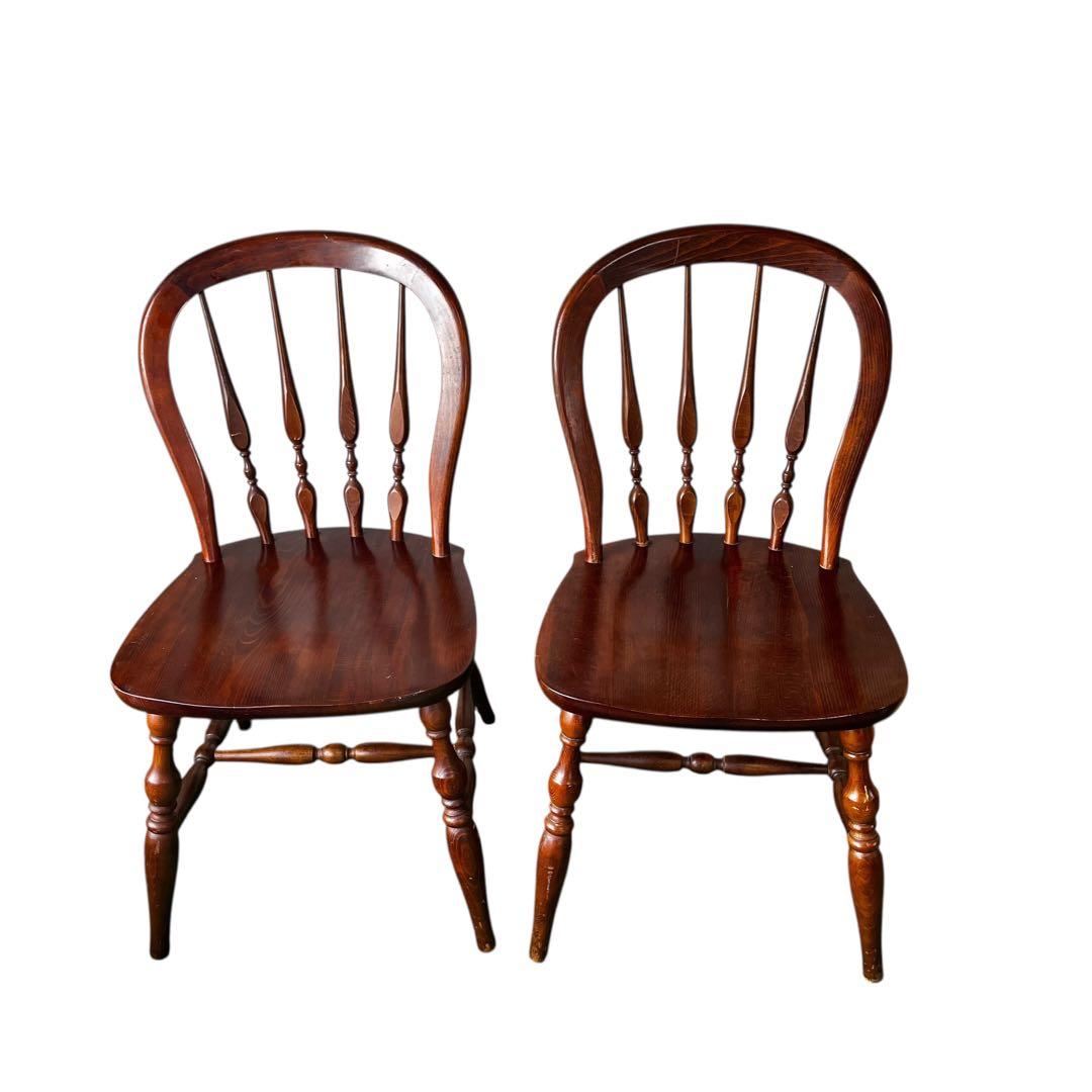 ✨ KASHIWA ✨ 柏木工 ウィンザーチェア ダイニングチェア 2脚セット