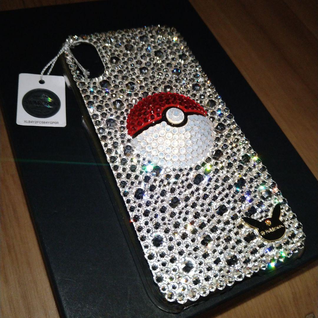 スワロフスキークリスタル　ポケモンスマホケース
