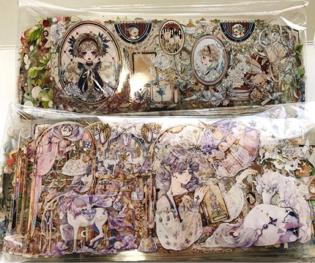 超大量❣️【海外マステ 700g超】カットマステ まとめ売り 装飾マステ人物マステ