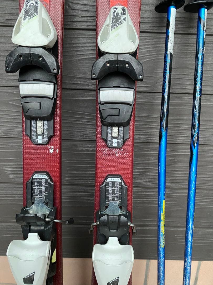 HEAD アルペンスキーセット　117センチ　ストック　ブーツ　ゼビオ　袋付き