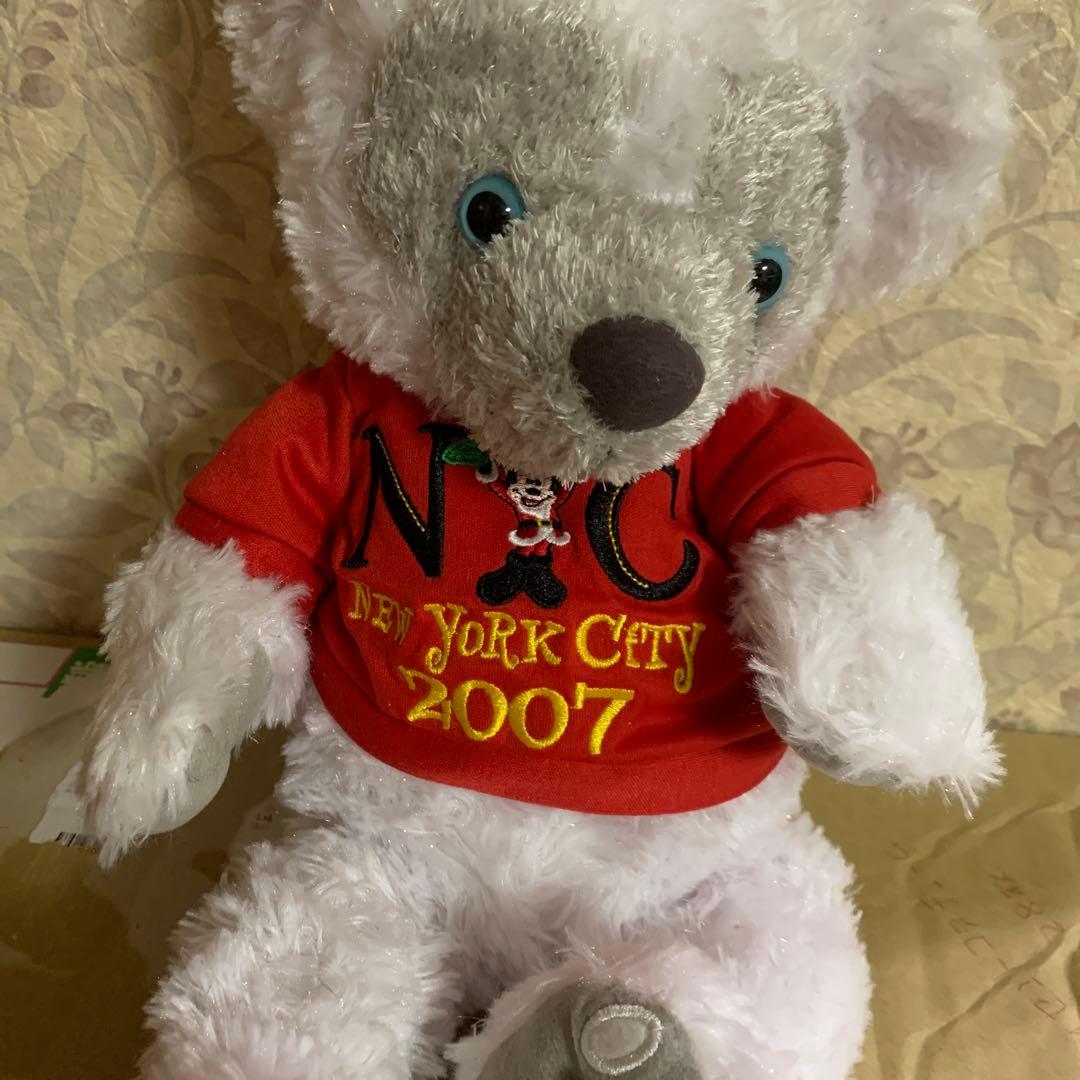 ディズニー WDW 海外 ホワイト ダッフィー 2007 ぬいぐるみ クリスマス