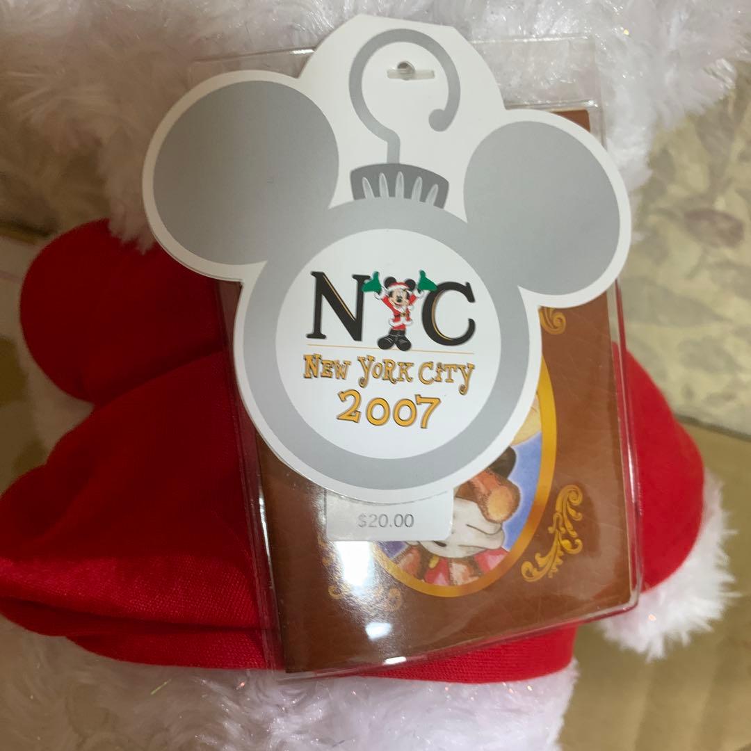 ディズニー WDW 海外 ホワイト ダッフィー 2007 ぬいぐるみ クリスマス