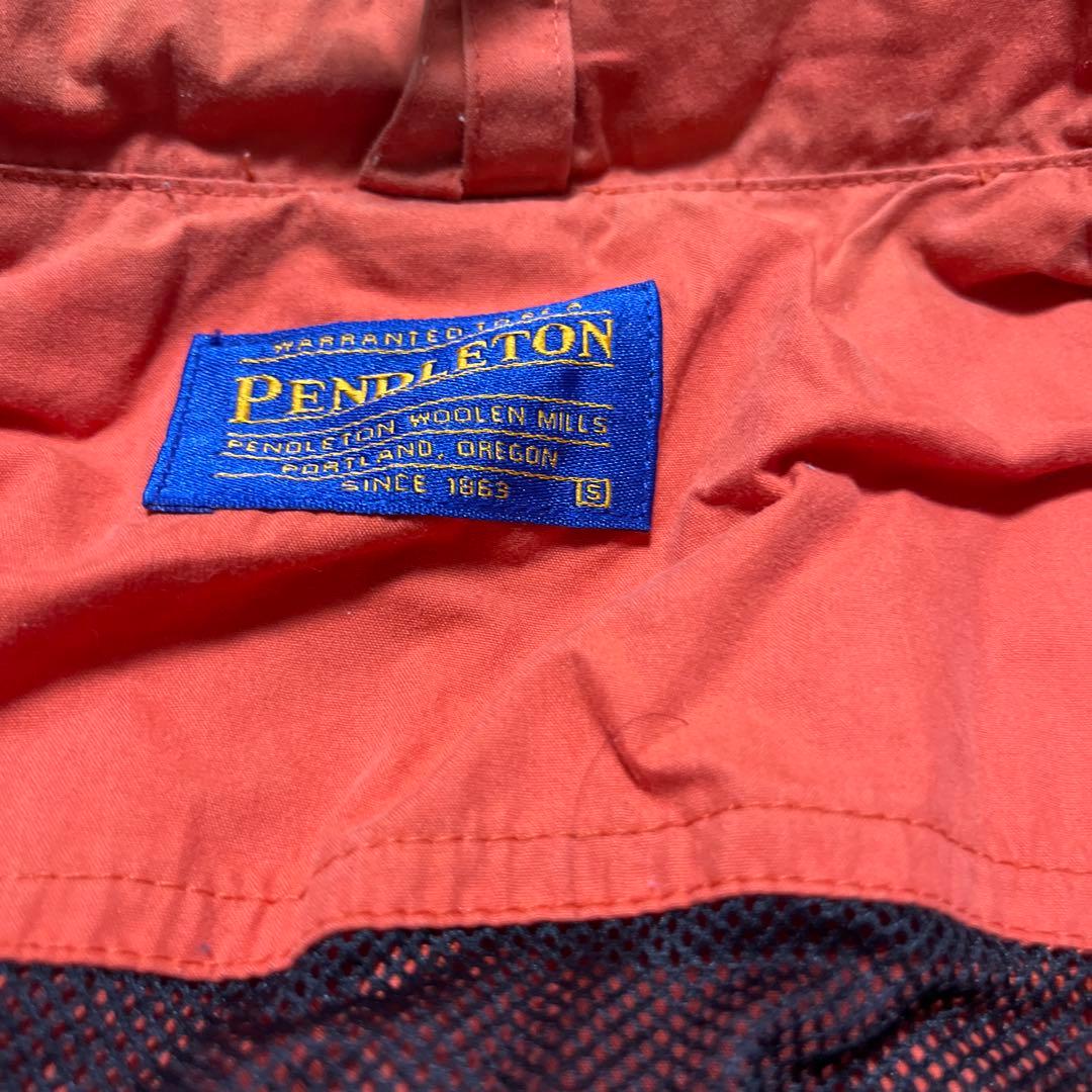 Pendleton フィッシングベスト S 大きめ　オレンジ