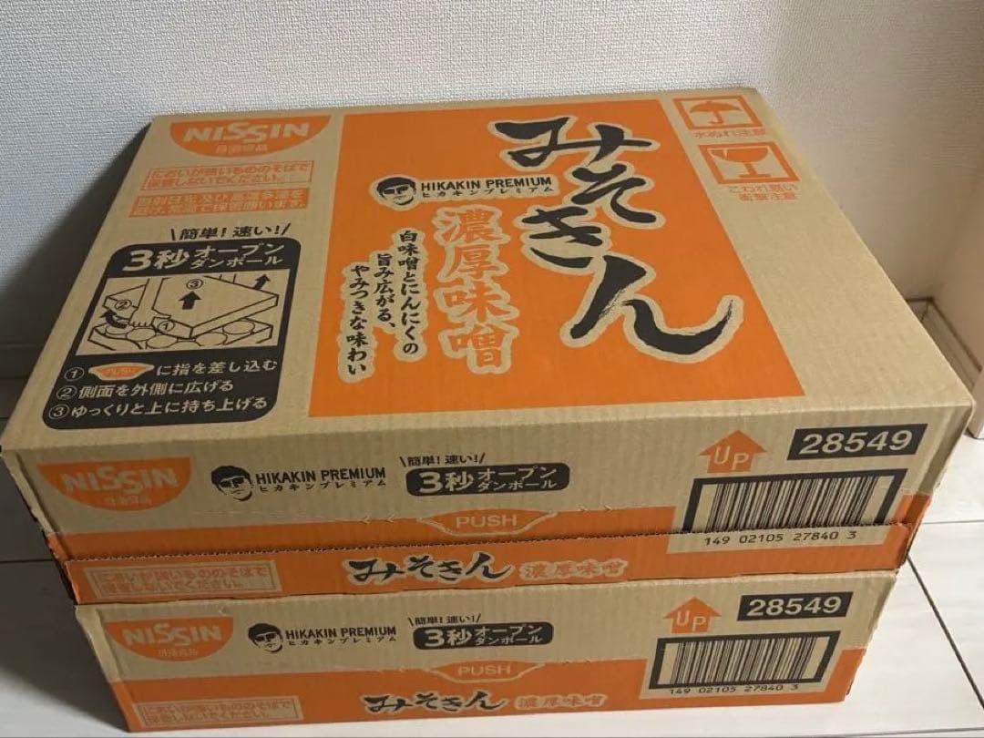 みそきん 濃厚味噌 NISSIN