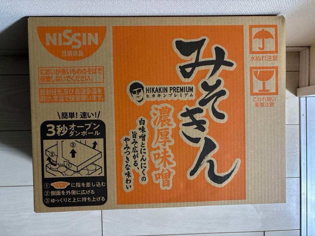 みそきん 濃厚味噌 NISSIN