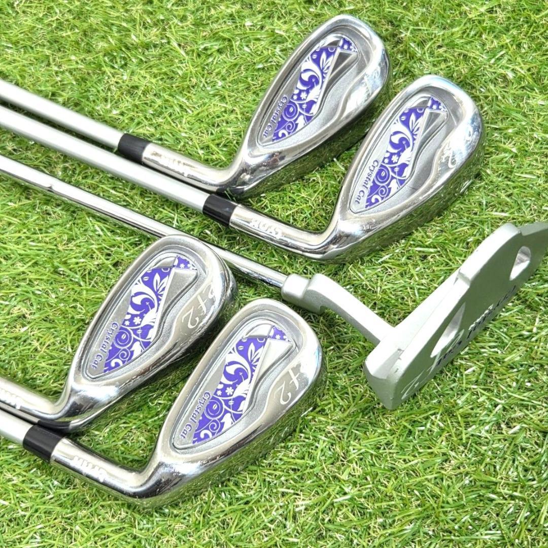 レデースゴルフセット キャロウェイ Crystal Cat 7本 フレックスL