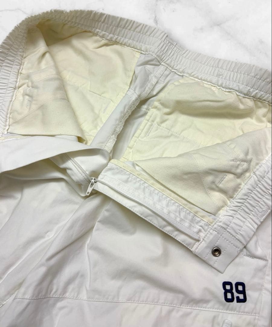美品✨　PEARLY GATES ホワイト レインウェア パンツ　メンズ XL