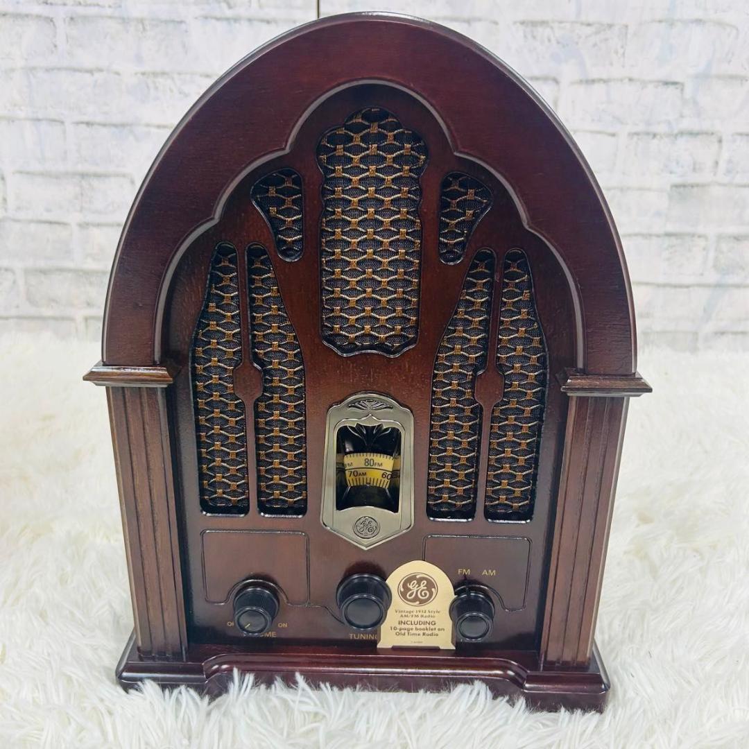 ほぼ未使用 Thomson アンティーク調ラジオ　7-4100J FM/AM