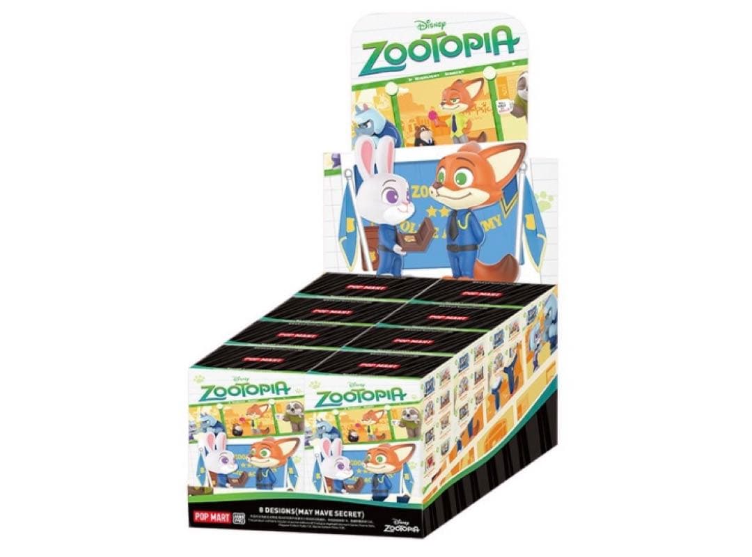 ズートピア ポップマート ハイライト モーメント フィギュア 1BOX8パック