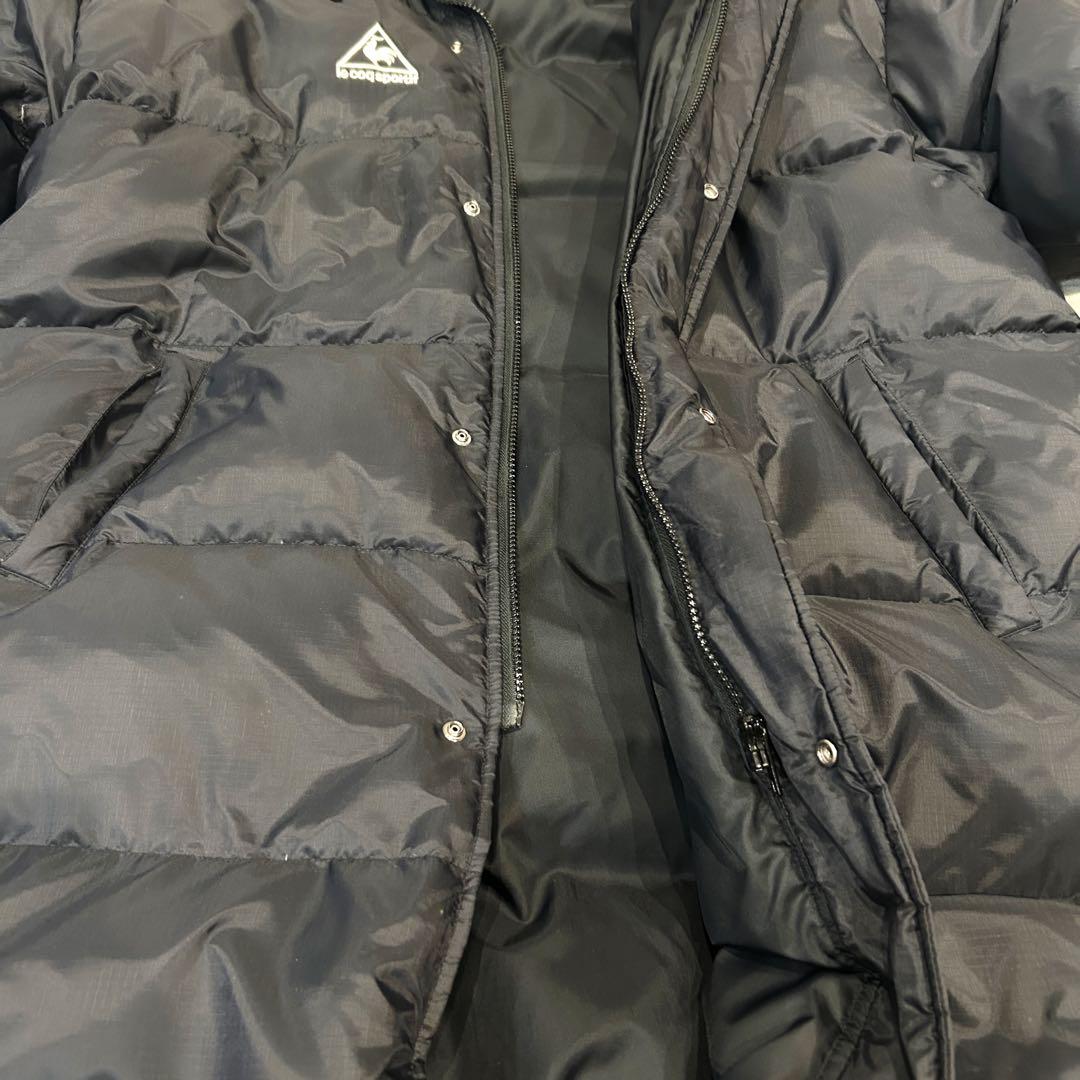 コックスポルティフ ロング ダウンコート 黒 フード取り外し可能 XL 肉厚