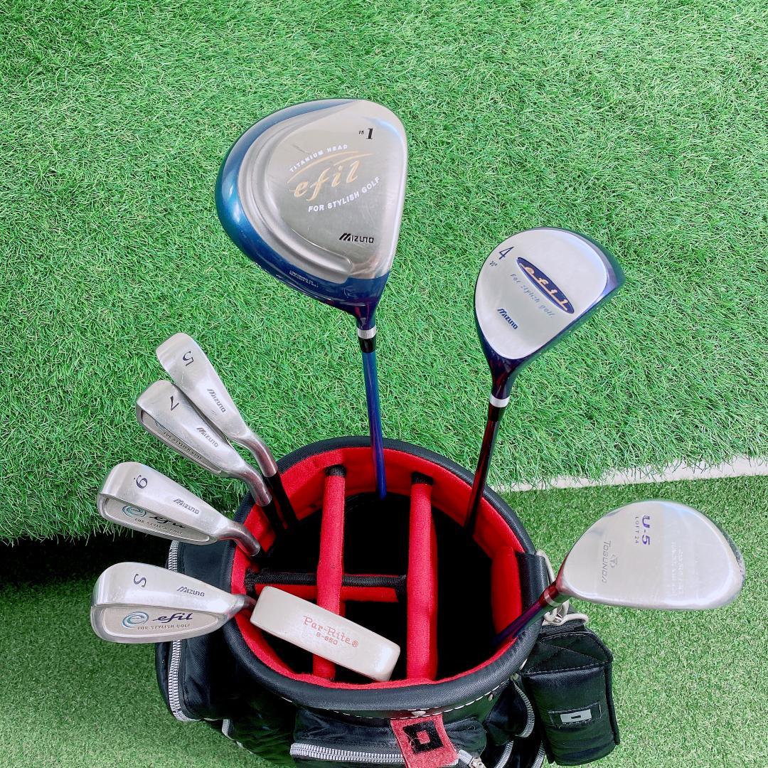 ミズノ efil レディース ゴルフクラブ セット 8本 初心者 N2246