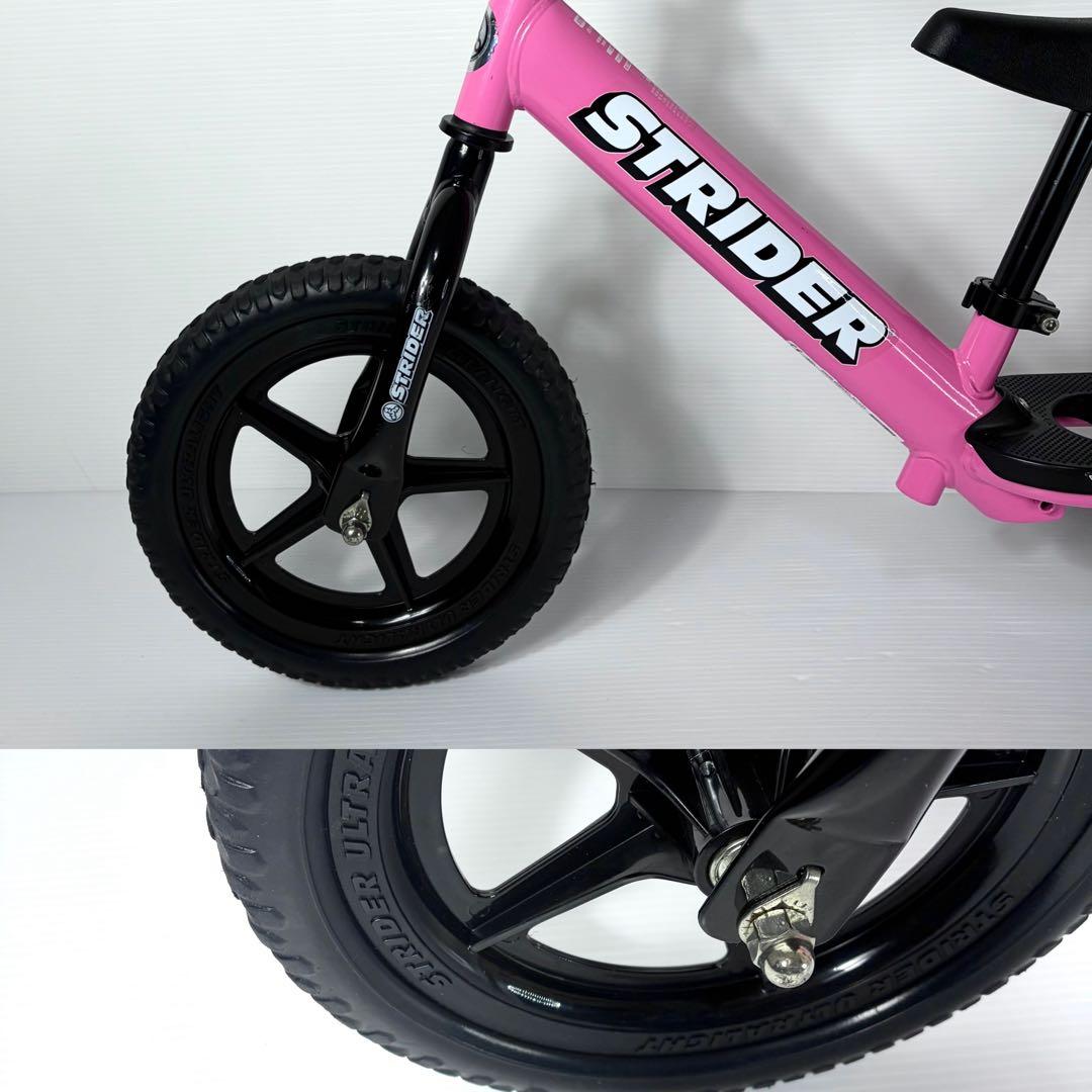 極美品☆STRIDER SPORT バランスバイク ペダル無し ピンク 桃色