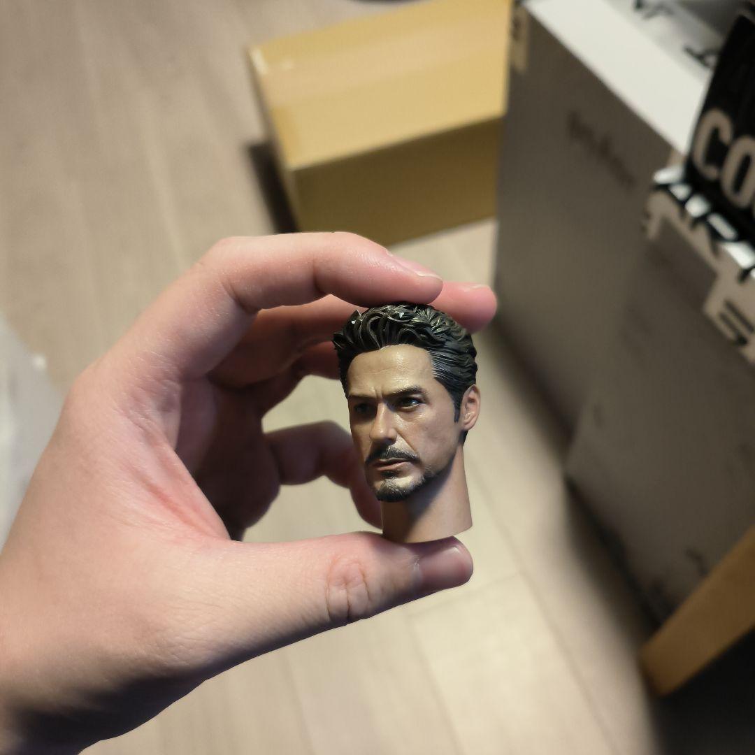 トニー・スターク フィギュアヘッド 1/6 訳あり特別価格！