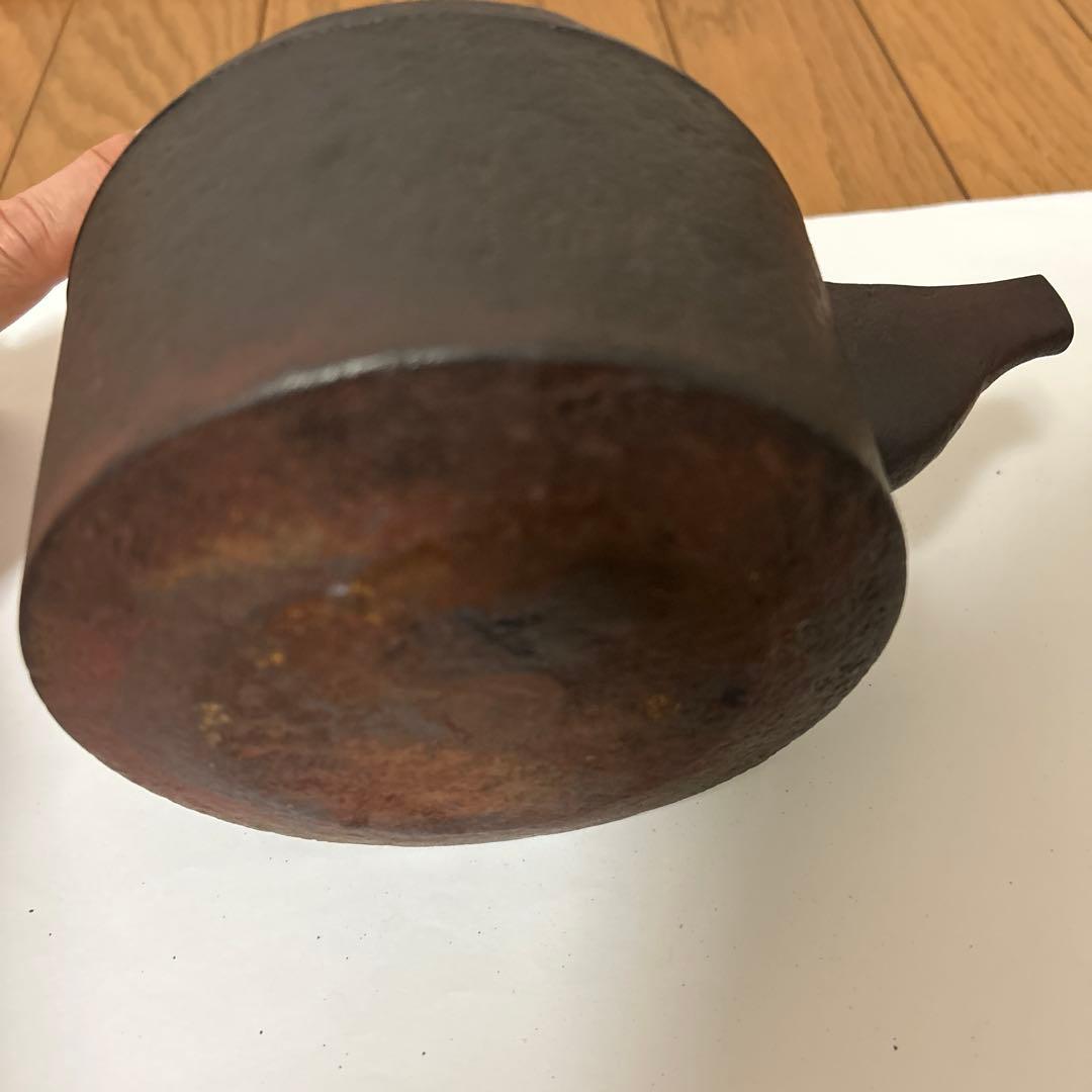 茶道　茶懐石　燗鍋　七宝地紋　釜師　道彦