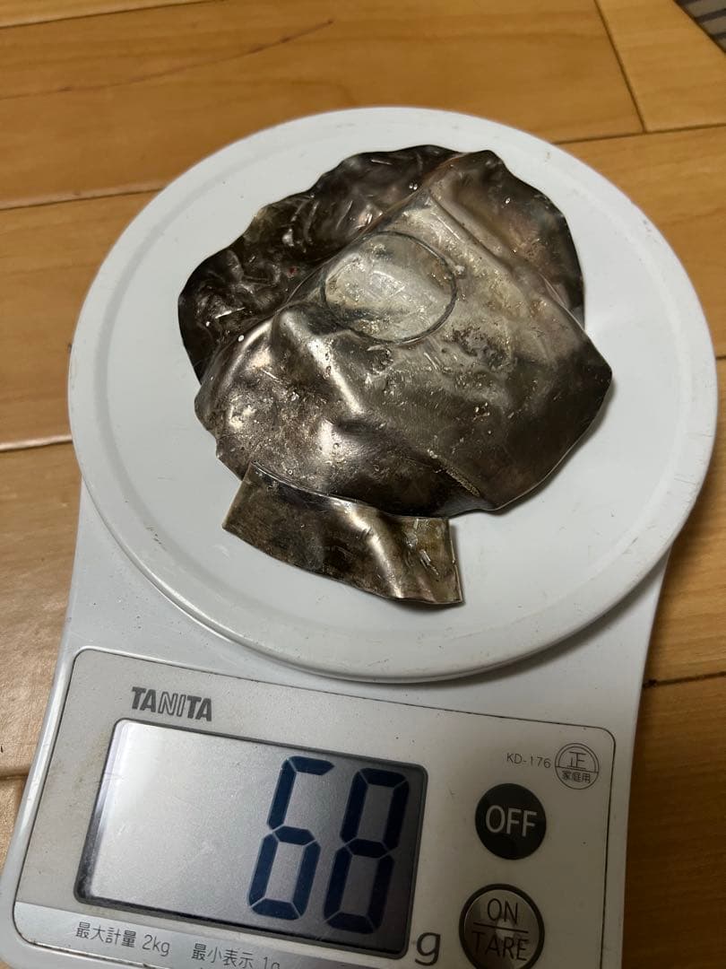 銀製シルバー製皿 68g