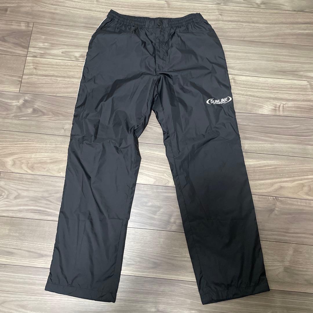 サンライン ステータス ウィンドブレーカースーツ ブラック Lサイズ