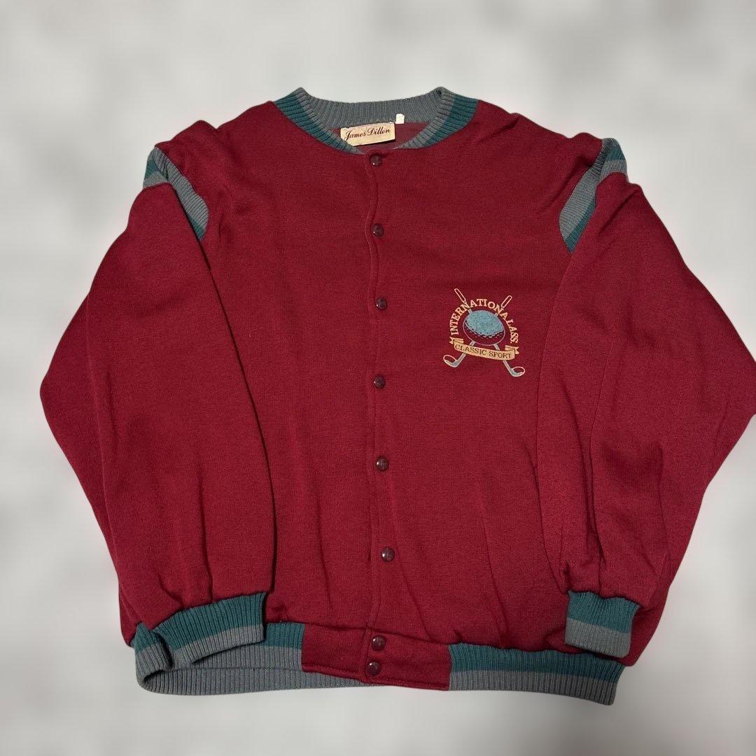 【珍品】country club アメ製　80s スウェット　ブルゾンジャケット