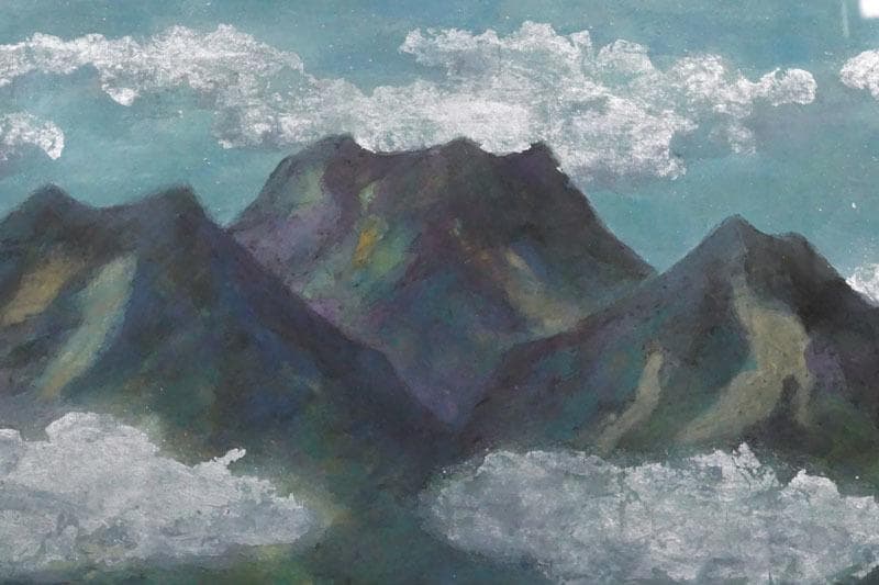 日本画家・米重　忠夫　よねしげ　ただお・真作保証