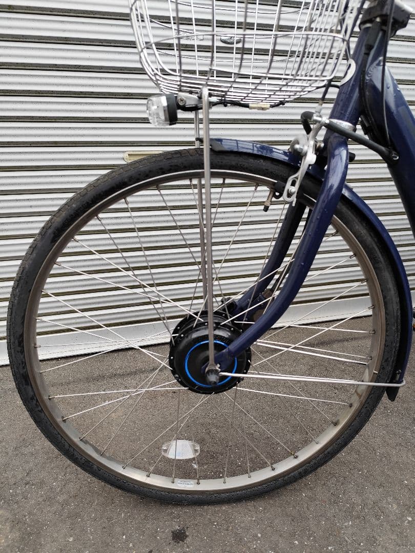 ブリヂストン　フロンティア　ベルト駆動チェーン交換不要　電動アシスト自転車