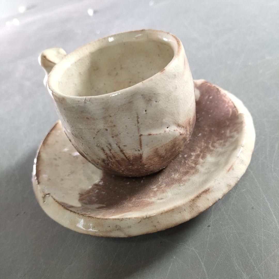 692-2/珈琲茶碗/萩焼/2セット