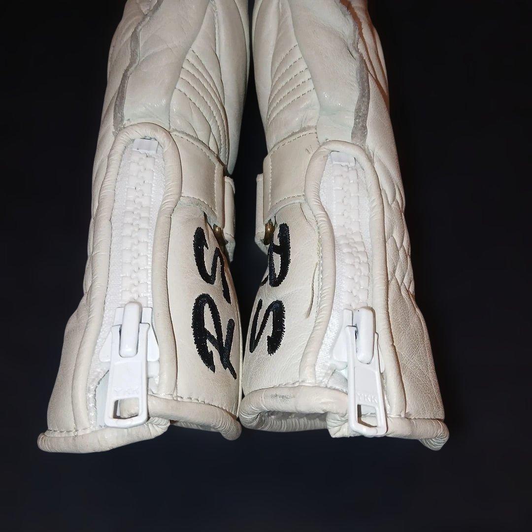 reusch RS E.G.C ホワイト　スキーグローブ