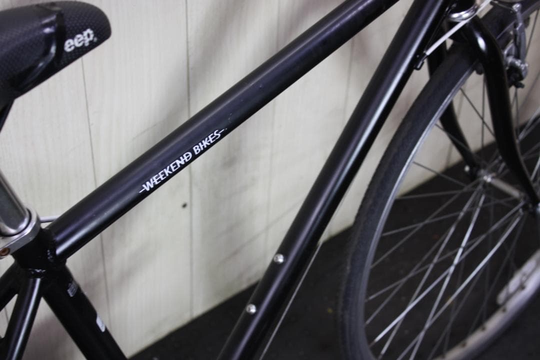 あさひ製WEEKEND アルミ 700C シマノ7速 420mm 黒色 クロス