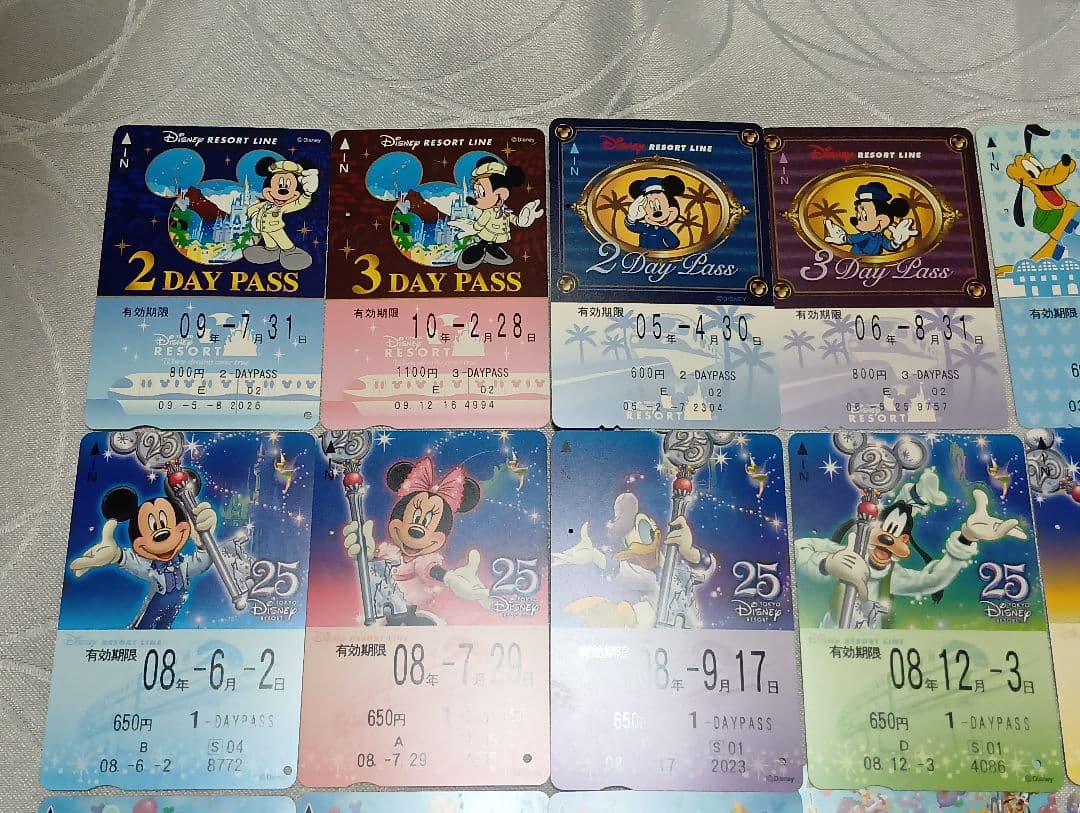 ディズニーリゾートライン　フリーきっぷ　使用済　69枚