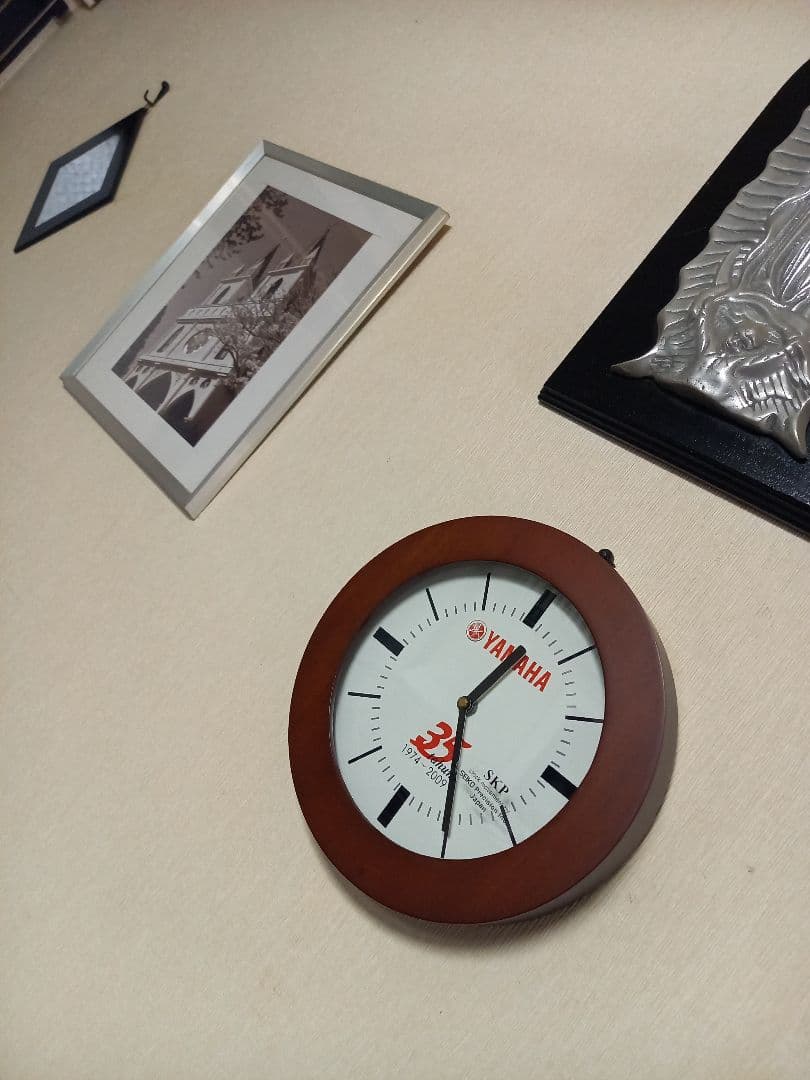 非売品　ヤマハ　ノベルティ　セイコー　プレシジョン　壁掛け時計