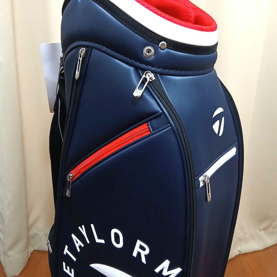 【新品未使用】テーラーメイド サークルロゴ キャディバッグ　ネイビー