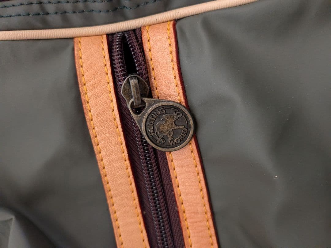 HUNTING WORLD ボストンバッグ グレー