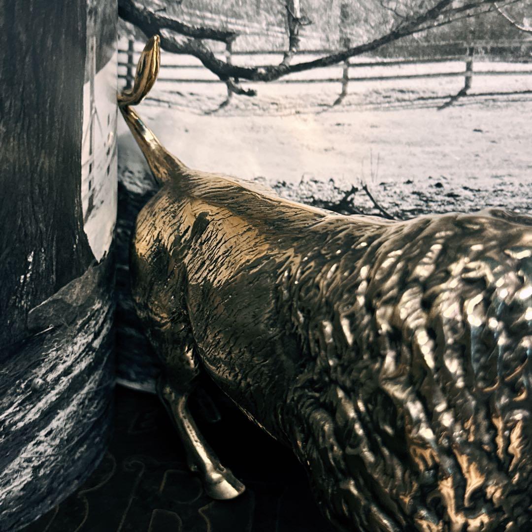 RRLクラシック イエローストーン バイソン ブロンズ像