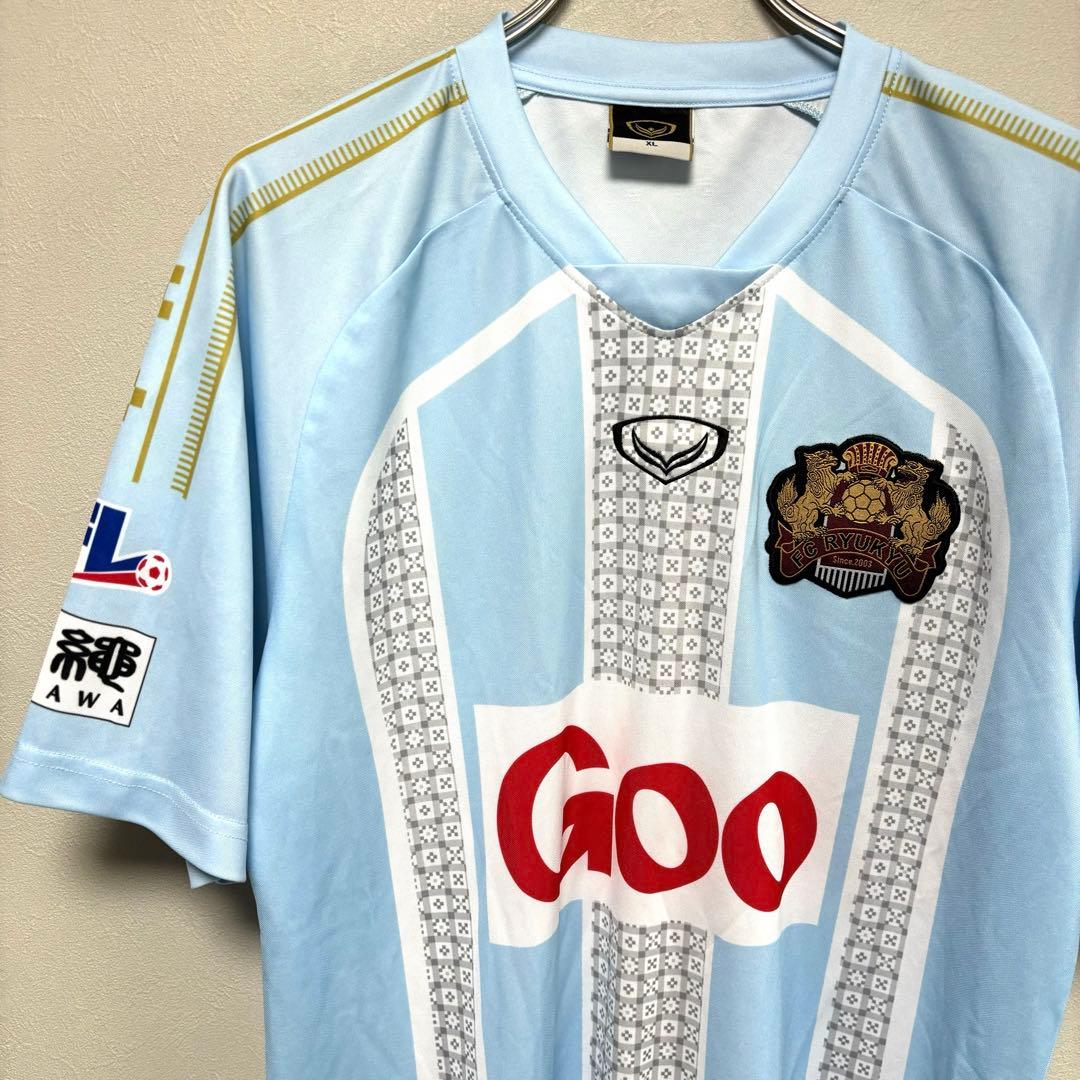 沖縄 fc琉球 j3 レプリカユニフォーム ゲームシャツgrand sport青