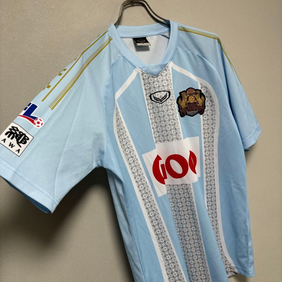沖縄 fc琉球 j3 レプリカユニフォーム ゲームシャツgrand sport青