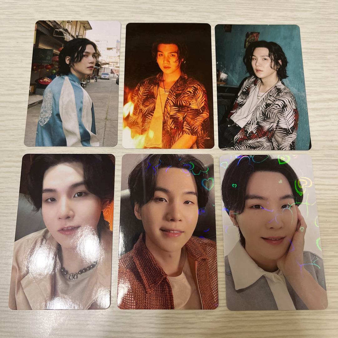 BTS AgustD D-DAY JPFC ラキドロ ハート ホログラム コンプ