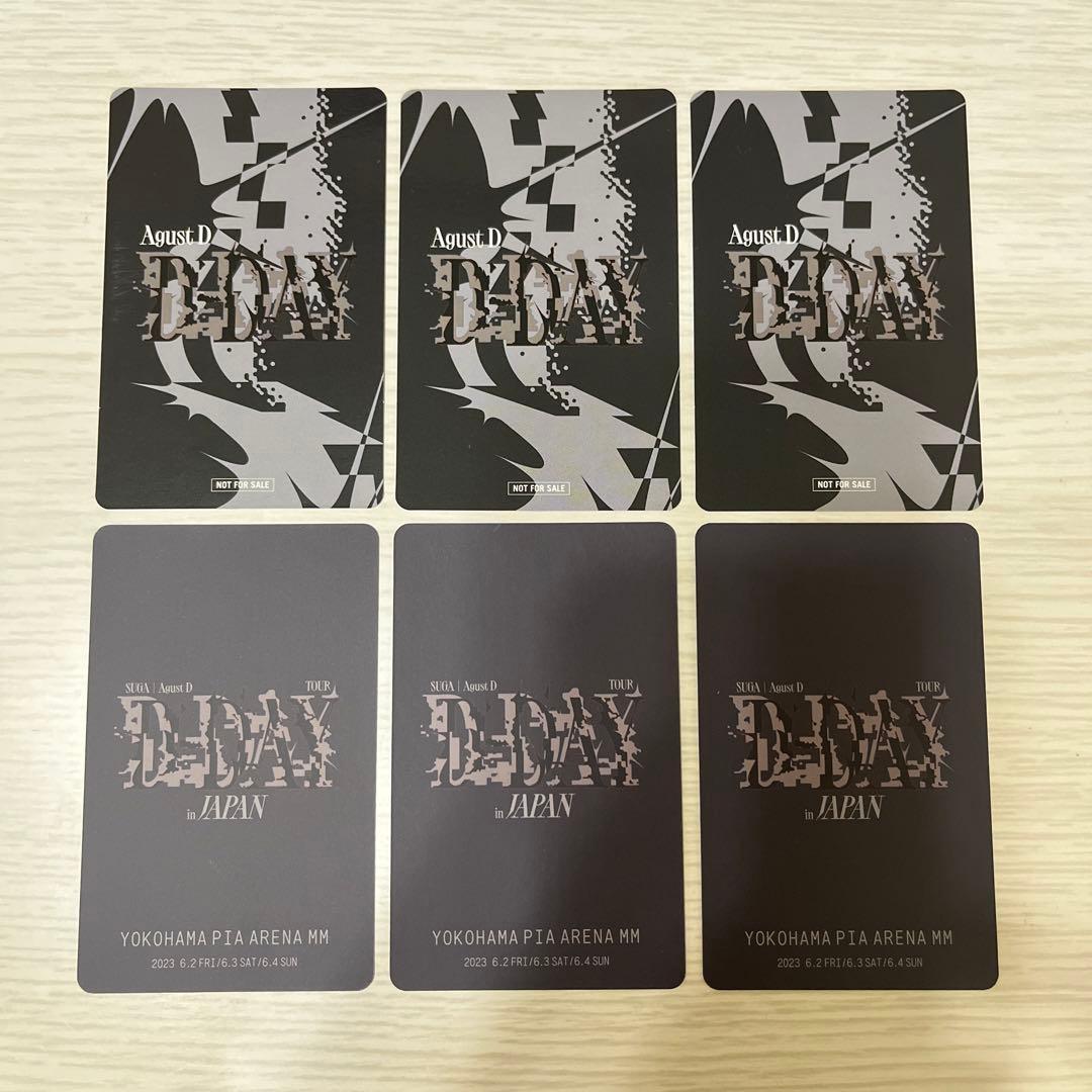 BTS AgustD D-DAY JPFC ラキドロ ハート ホログラム コンプ