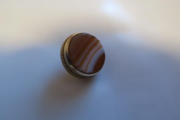 Bachバック　トランペット　純正ピストンボタン　赤メノウ　金メッキ　G