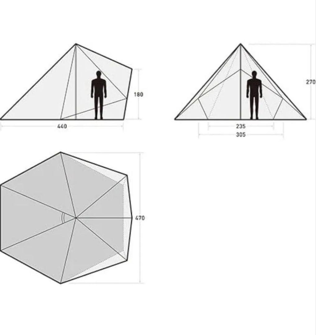 モーニンググローリー　シンセティック　インナーテント付き