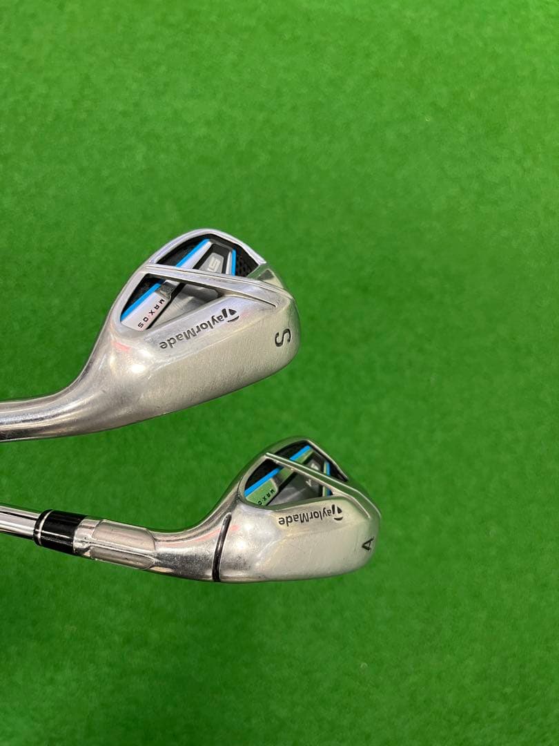 SIM MAX OS 単品アイアンAw Sw セット　純正スチールs
