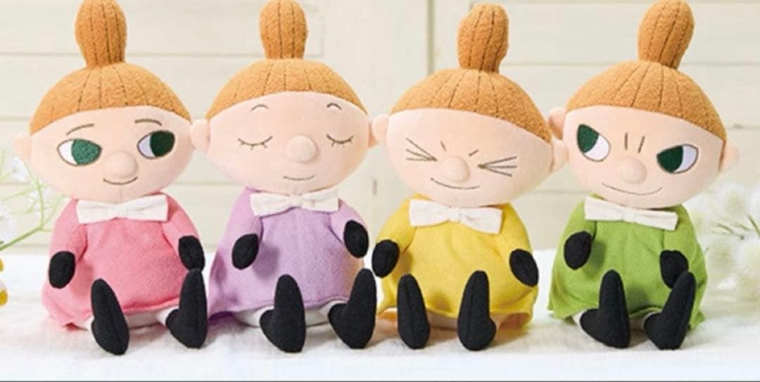 ムーミンショップ限定 いちごのようなリトルミィ きょうだいたち ぬいぐるみ