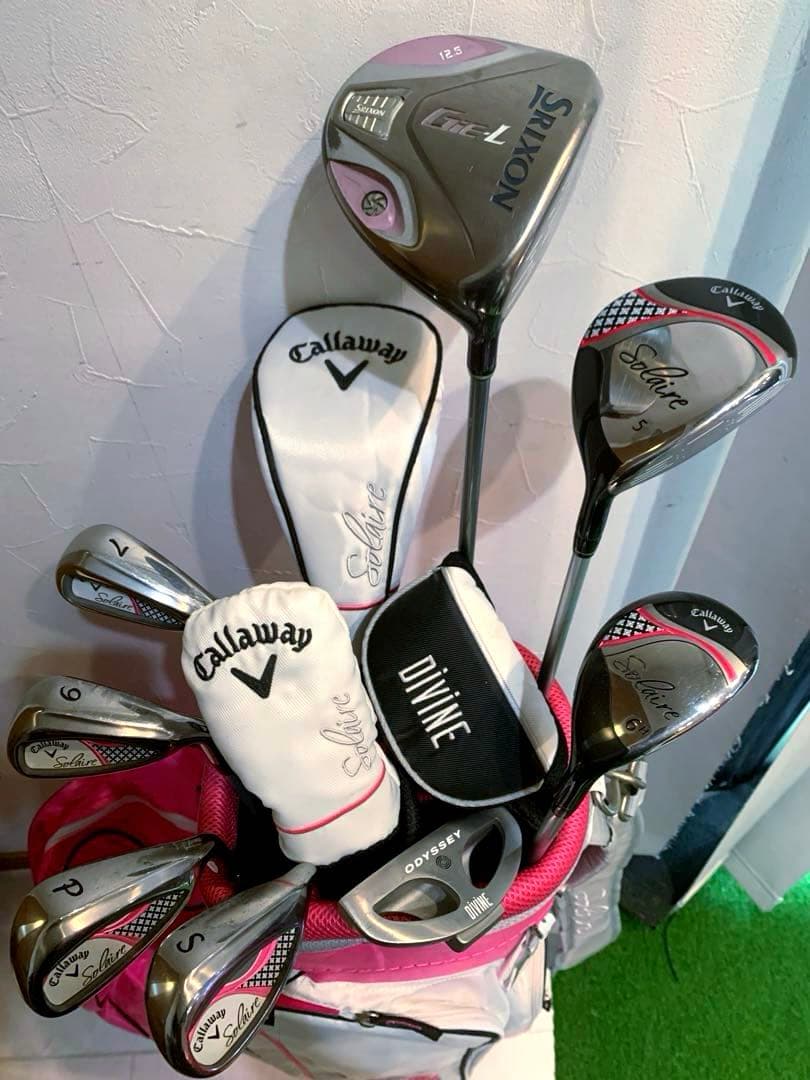 良品　キャロウェイ　レディースゴルフクラブ セット　スリクソン　GIE L